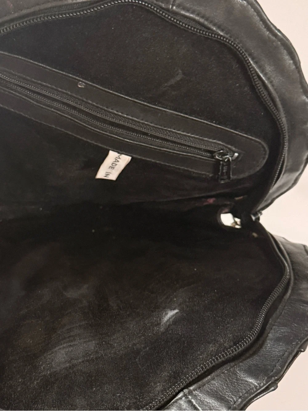 Vintage Black Shell Crossbody Bag patent leather - gold tone hardware.